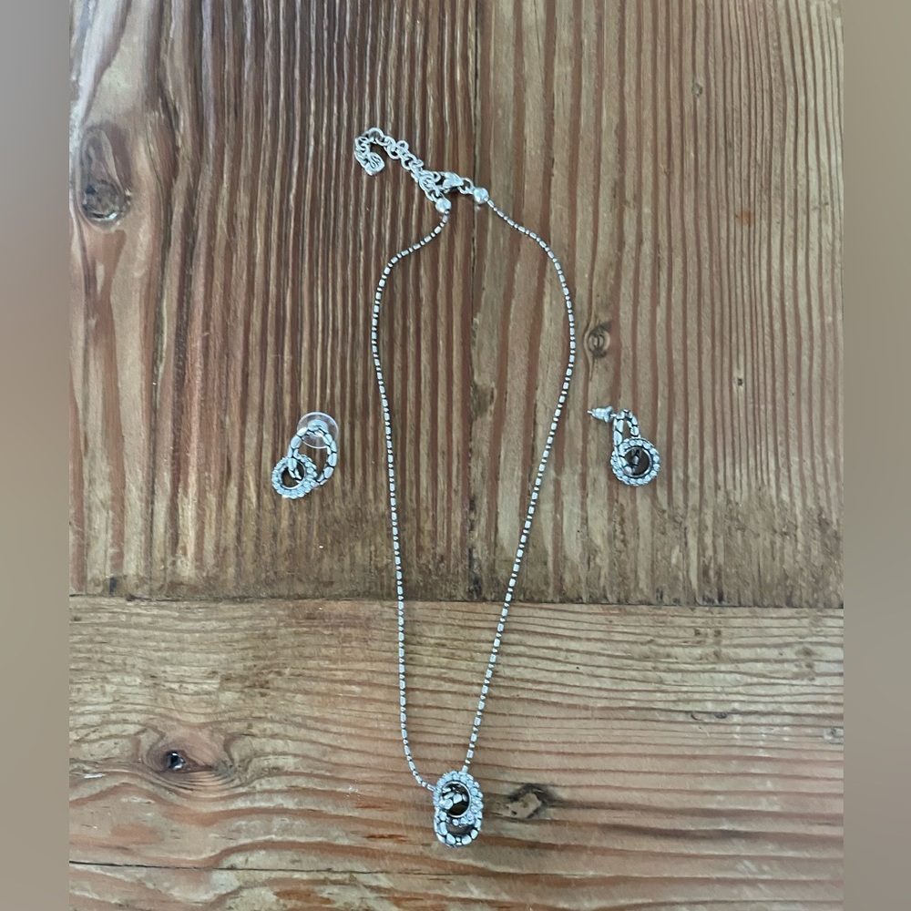 Brighton necklace and earrings.